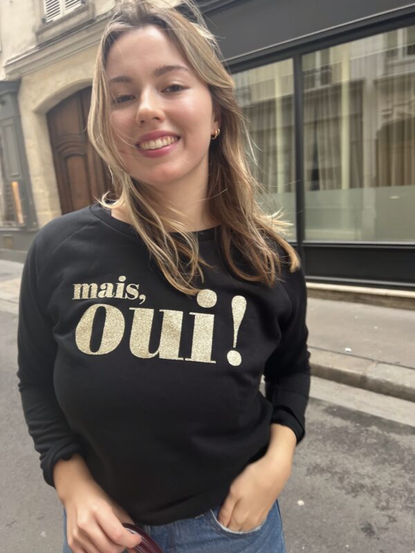 mais, oui! – Schwarz / Gold Glitzer – Bonjour Ben